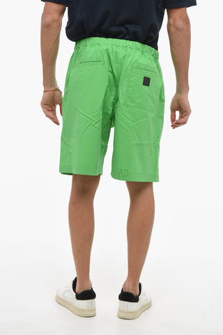 Cotton Shorts With Buckle