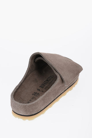 FEAR OF GOD Suede LOS FELIZ Sandals with Touch Strap Closure