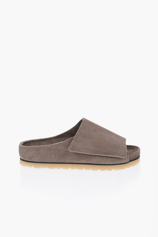 FEAR OF GOD Suede LOS FELIZ Sandals with Touch Strap Closure