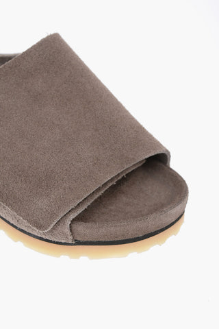 FEAR OF GOD Suede LOS FELIZ Sandals with Touch Strap Closure