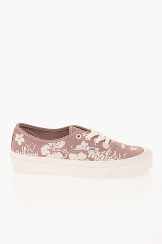 Sneakers Basse AUTHENTIC 44 in Canvas a Fantasia Floreale