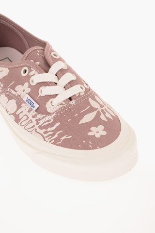 Sneakers Basse AUTHENTIC 44 in Canvas a Fantasia Floreale