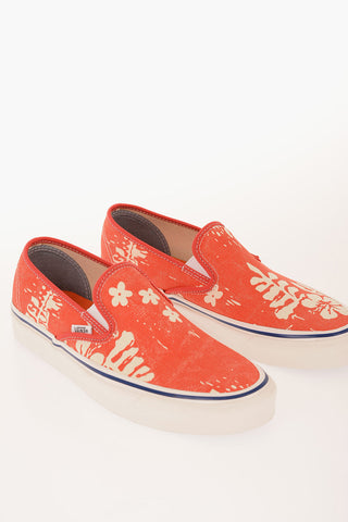 Floral-Printed Fabric 48 DEC Slip On Sneakers