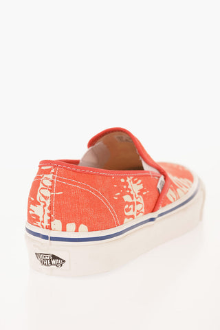 Floral-Printed Fabric 48 DEC Slip On Sneakers