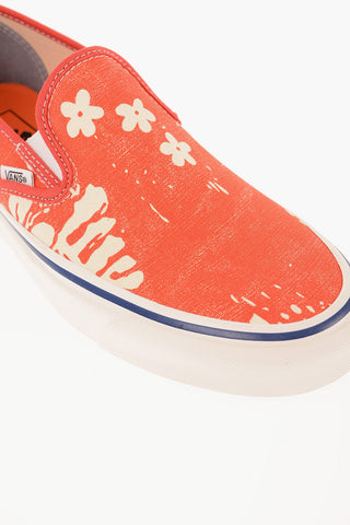 Floral-Printed Fabric 48 DEC Slip On Sneakers