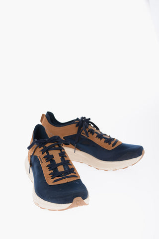 Mesh PULSAR PRG Low Top Sneakers with Suede Trims