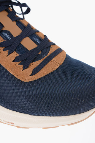 Mesh PULSAR PRG Low Top Sneakers with Suede Trims