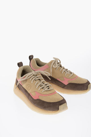 Suede LOCKHILL Low Top Sneakers with Crepe Sole