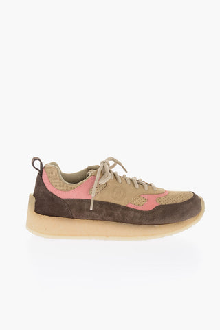 Suede LOCKHILL Low Top Sneakers with Crepe Sole