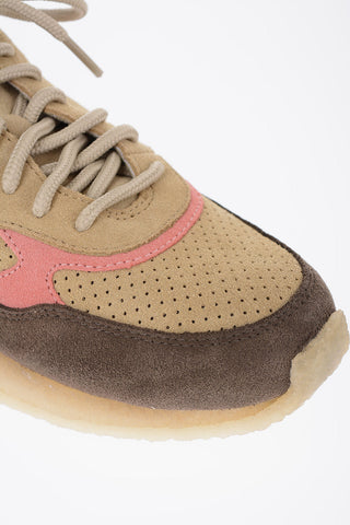 Suede LOCKHILL Low Top Sneakers with Crepe Sole