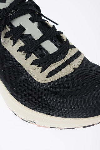 Mesh PULSAR PRG Low Top Sneakers with Suede Trims