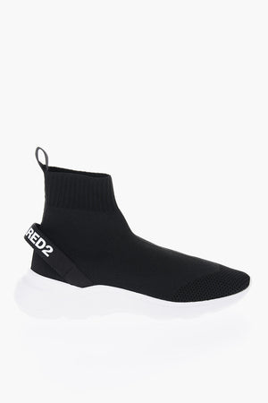 Hohe Sock-Sneaker FLY zum Reinschlüpfen mit Logoprägung