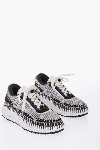 Leather and Fabric NAMA Low Top Sneakers