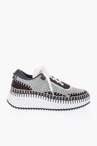 Leather and Fabric NAMA Low Top Sneakers