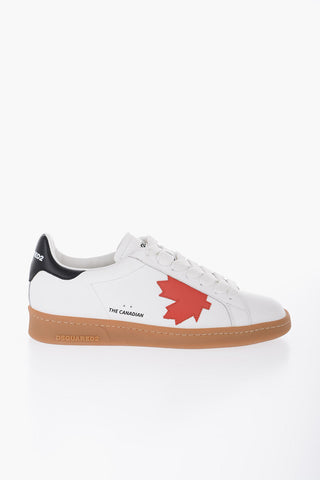 Leather THE CANADIAN Low Top Sneakers with Contrasting Details