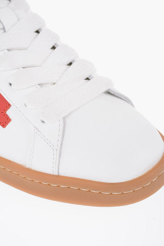 Leather THE CANADIAN Low Top Sneakers with Contrasting Details
