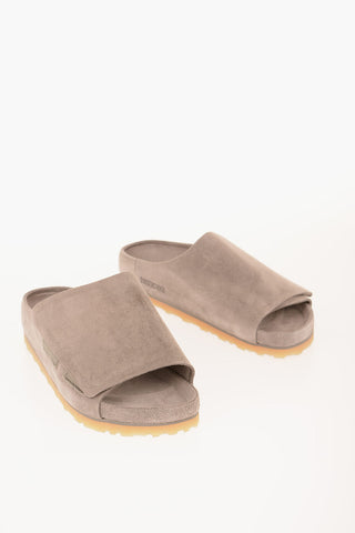 FEAR OF GOD Suede LOS FELIZ Sandals with Touch Strap Closure