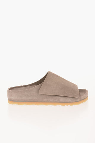 FEAR OF GOD Suede LOS FELIZ Sandals with Touch Strap Closure