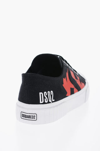 SUPERGA Sneakers Basse in Cotone con Stampa Logo