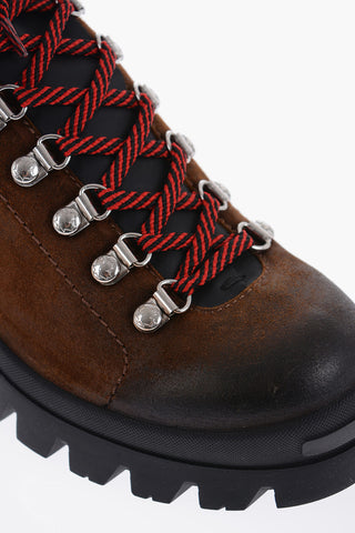 Stivaletti Trekking in Suede con Suola Track