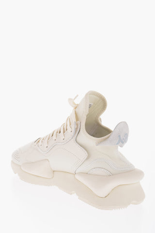 Y-3 BY YOHJI YAMAMOTO Leather and Fabric KAIWA Low Top Sneakers