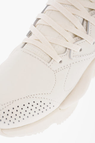Y-3 BY YOHJI YAMAMOTO Leather and Fabric KAIWA Low Top Sneakers