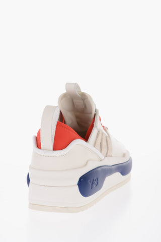 Y-3 BY YOHJI YAMAMOTO Sneakers Basse RIVALRY in Pelle e Tessuto con Platform 4cm