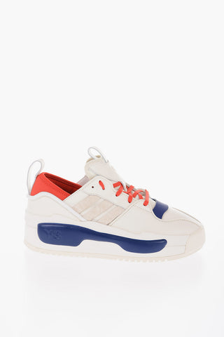 Y-3 BY YOHJI YAMAMOTO Sneakers Basse RIVALRY in Pelle e Tessuto con Platform 4cm