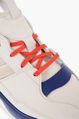 Y-3 BY YOHJI YAMAMOTO Sneakers Basse RIVALRY in Pelle e Tessuto con Platform 4cm
