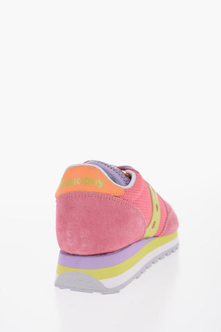 mesh and Suede JAZZ TRIPLE Low-Top Sneakers