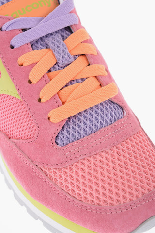 mesh and Suede JAZZ TRIPLE Low-Top Sneakers