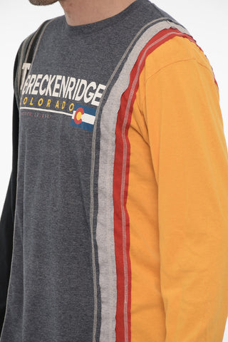 Long Sleeve Crew-neck T-Shirt with Front Print