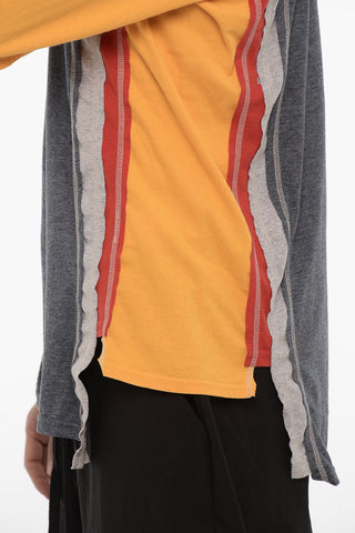 Long Sleeve Crew-neck T-Shirt with Front Print