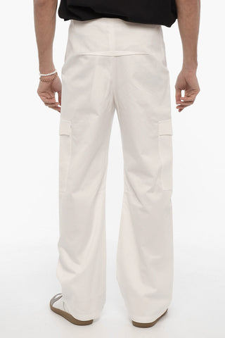 Solid Color Lightweight Cotton Cargo Pants