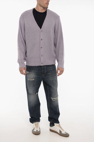 Cardigan in Tinta Unita con Scollo a V