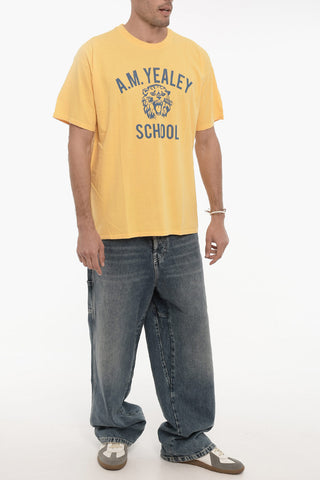 Front Printed Crew-neck T-Shirt