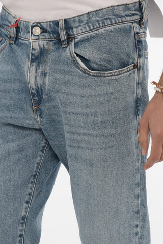 LIBRARY Mid Waist 2019 D STRUKT Slim Fit Jeans 17cm L.32