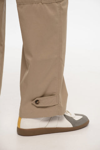 Regular Waist Solid Color THE HUNTER Cargo Pants
