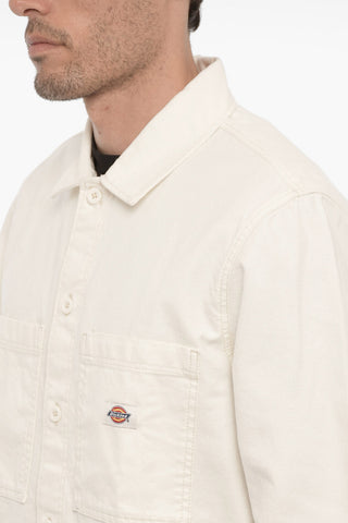 Cotton Twill FLORALA Overshirt with Double Breast Pocket