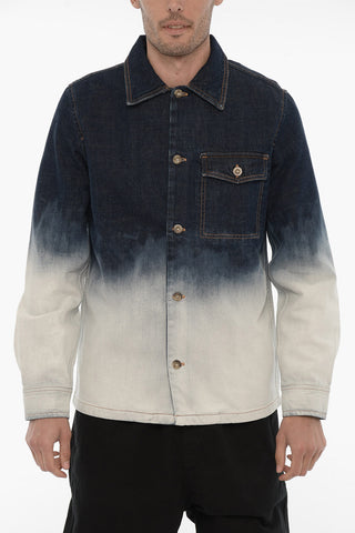 Giubbotto in Denim Effetto Bleached