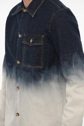 Giubbotto in Denim Effetto Bleached