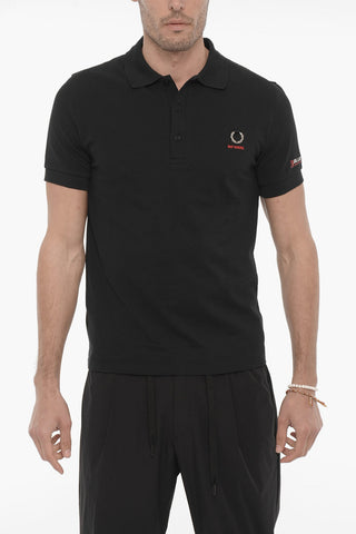 FRED PERRY 3-Buttons Polo shirt with Metal Logo