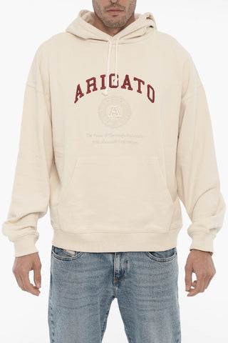 Cotton UNIVERSITY Hoodie with Maxi Embroidery