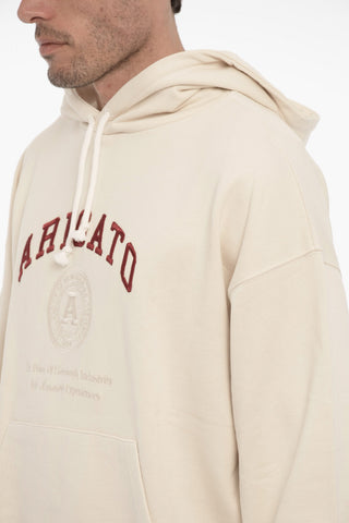 Cotton UNIVERSITY Hoodie with Maxi Embroidery