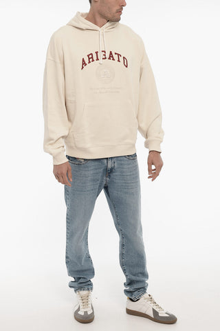 Cotton UNIVERSITY Hoodie with Maxi Embroidery