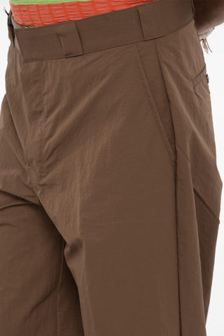 POP TRADING COMPANY Straight Leg Nylon Pants
