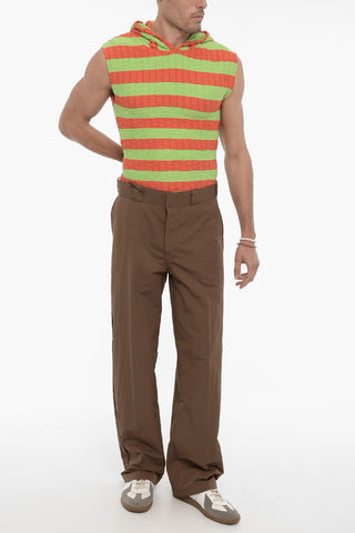 POP TRADING COMPANY Straight Leg Nylon Pants