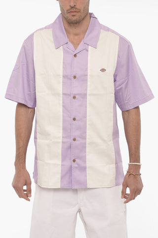 Two-Tone WESTOVER Shirt with Logoed-Buttons