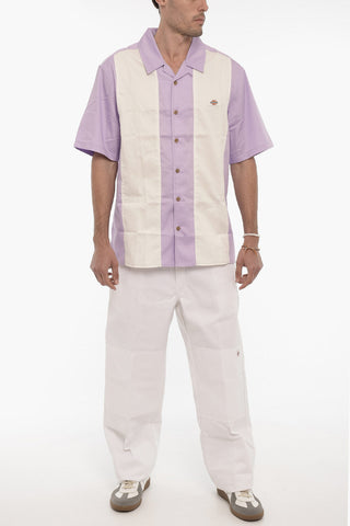 Two-Tone WESTOVER Shirt with Logoed-Buttons