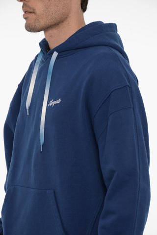 Brushed Cotton Hoodie with Embroidered Logo